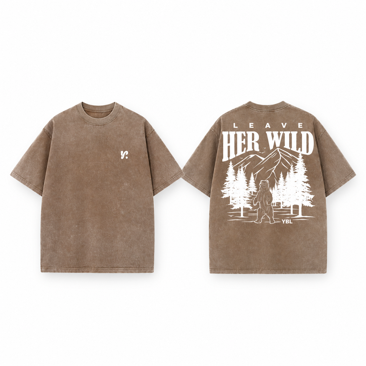 Taupe Leave Her Wild Unisex T