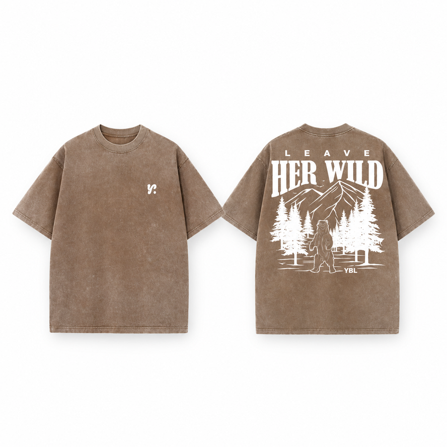 Taupe Leave Her Wild Unisex T